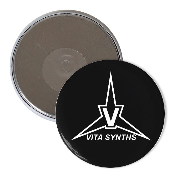 Magnet  s potiskem Magnet VITA SYNTHS - Black