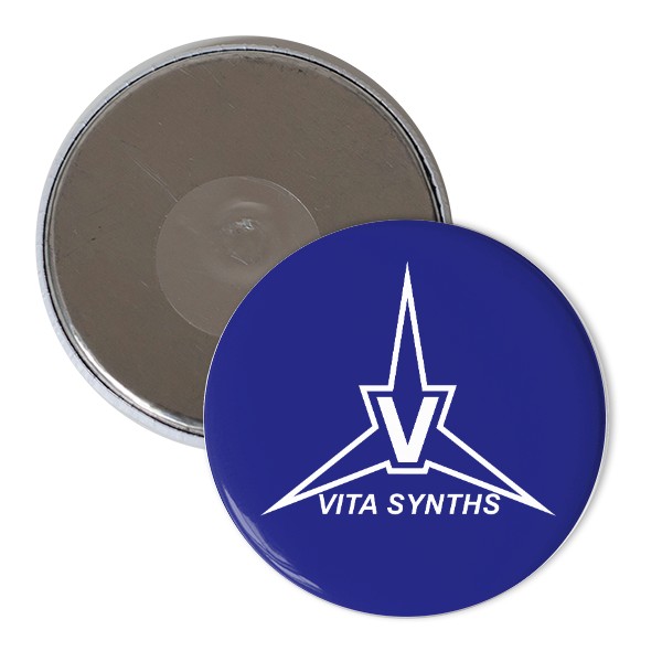 Magnet  s potiskem Magnet VITA SYNTHS - Blue