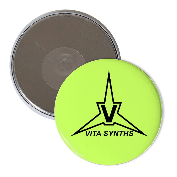 Magnet  s potiskem Magnet VITA SYNTHS - Lime