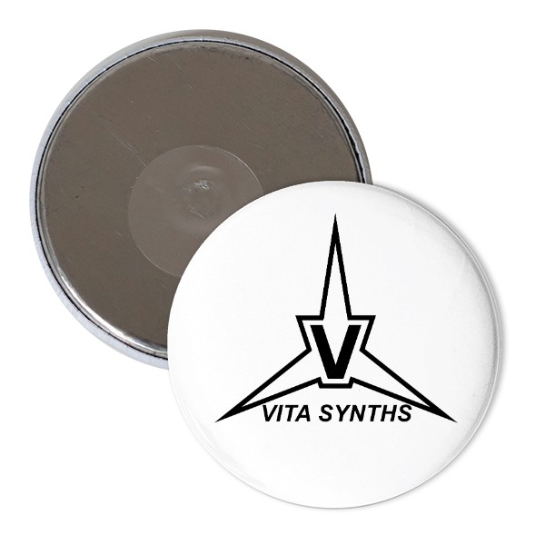 Magnet  s potiskem Magnet VITA SYNTHS - White