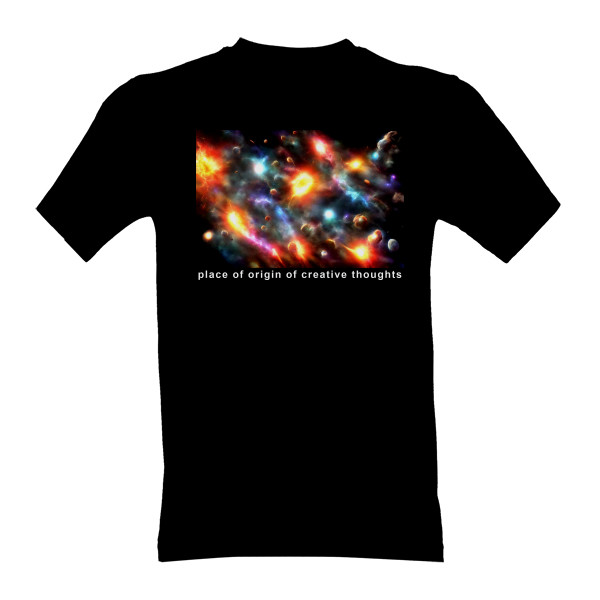 Tričko s potiskem Space Thoughts