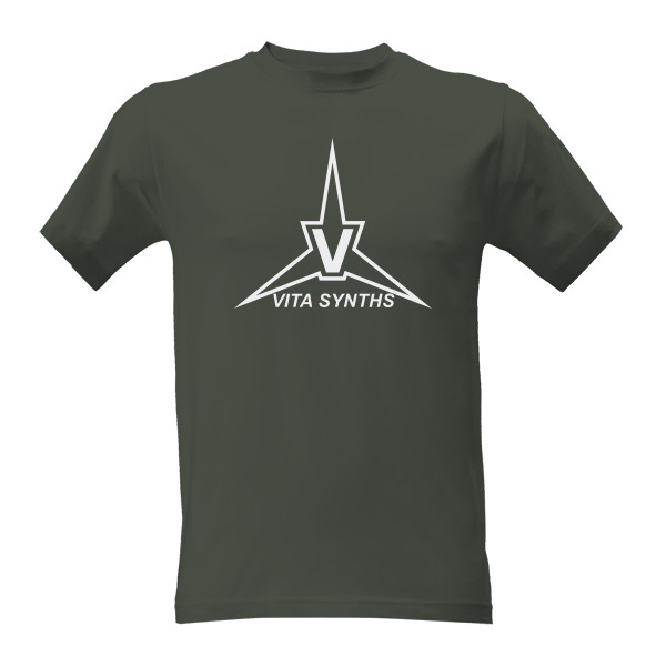 Tričko s potiskem VITA SYNTHS Gray
